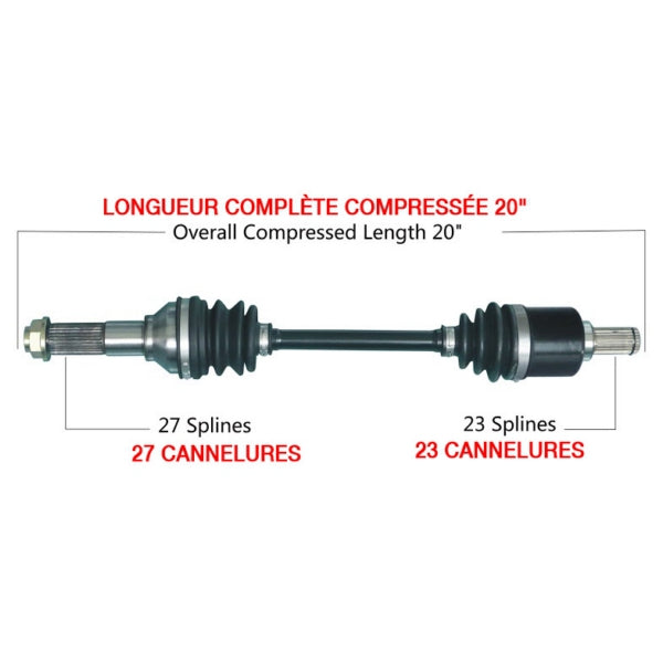 AXLE COMPL KIMPEX
