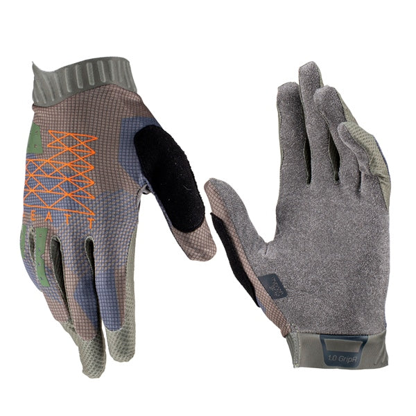 GLOVE MTB 1.0 GRIPR CAMO M 9 LEATT