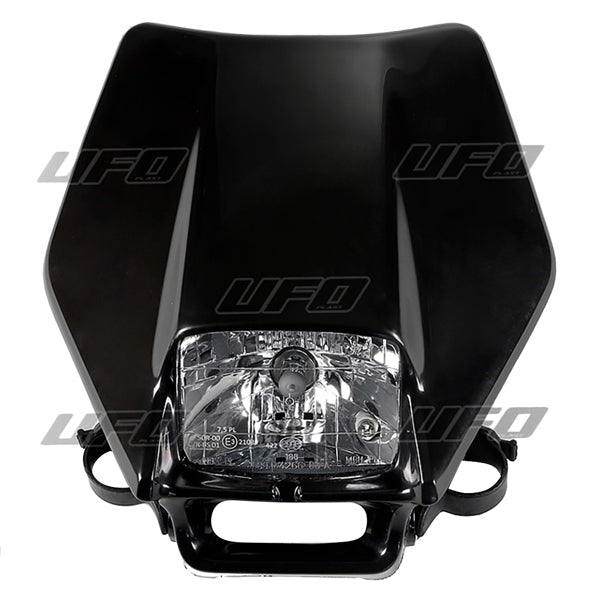 HEADLIGHT GHIBLI HALO 12V60/55W BK UFO