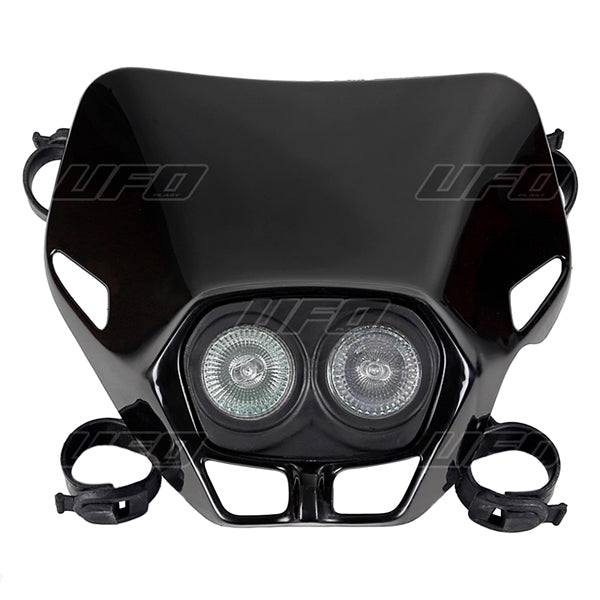 HEADLIGHT FIREFLY TWINS DOUB 12V BK UFO