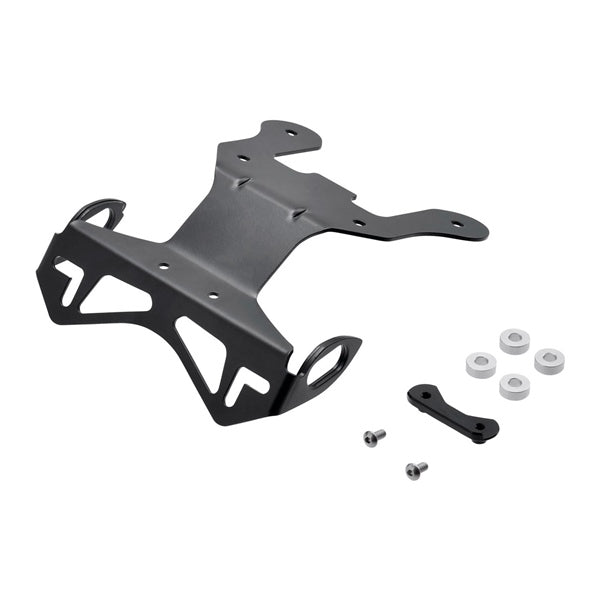 BRACKET LICENSE PLATE W/O FENDER HON BK