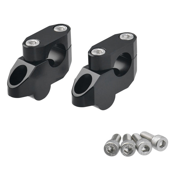 BAR RISE KIT 22.2MM BAR BK