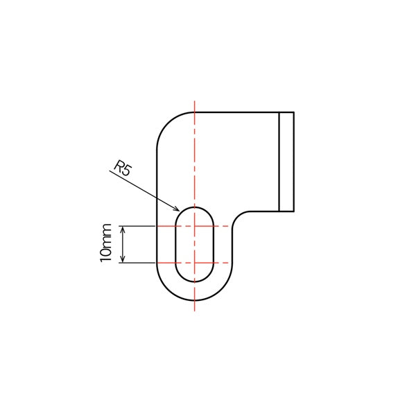 MOUNTING BRACKET MIRROR HOLE DRCZETA