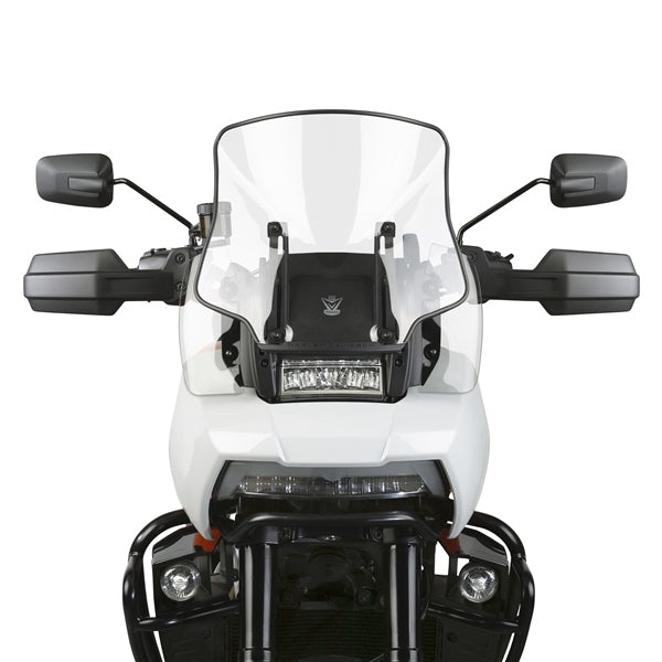 WINDSHIELD VSTREAM CLR BEAD SHORT HARLEY