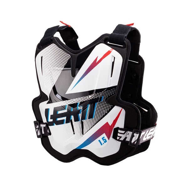 CHEST PROTECTOR 1.5 TORQUE BK/WH LEATT