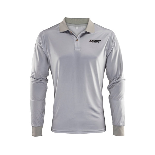 SHIRT POLO LONG TEAM STEEL 2XL LEATT