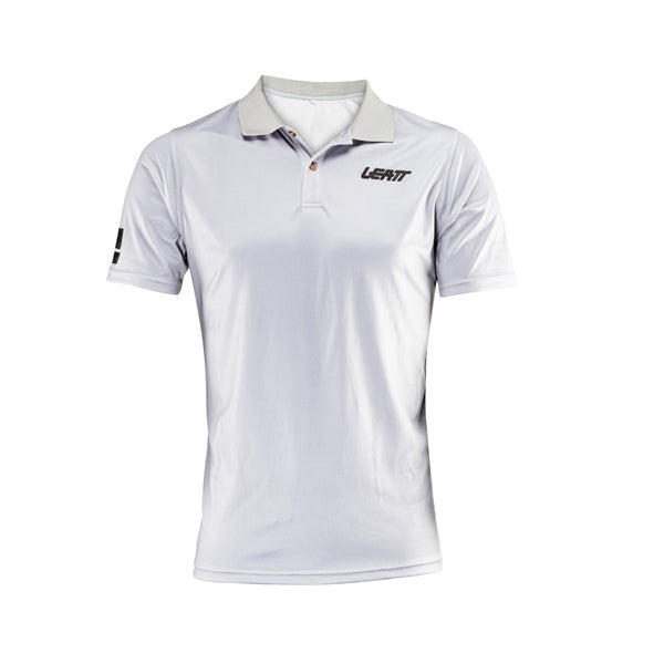 SHIRT POLO SHORT TEAM STEEL M LEATT