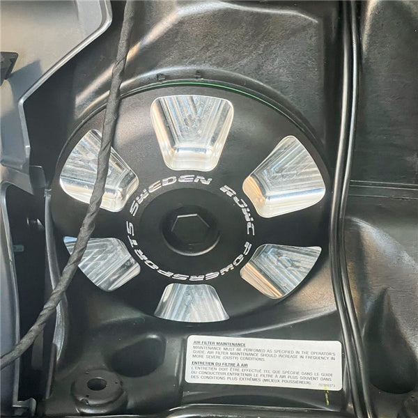 AIRBOX LID BILLET BK C-AM RJWC