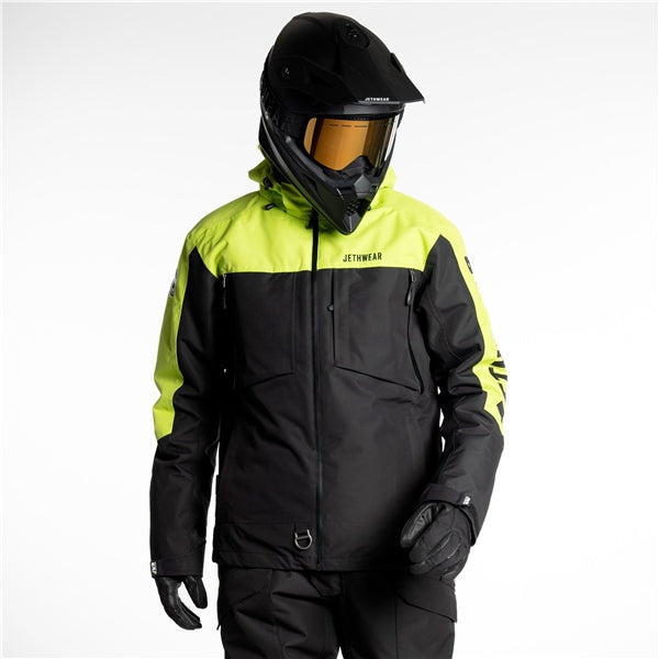 JACKET CRISP MEN BK/LIME 4XL