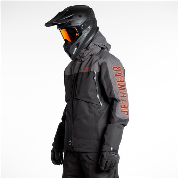 JACKET CRISP MEN BK/GY/RD XL