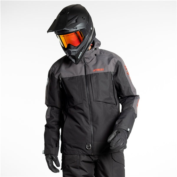 JACKET CRISP MEN BK/GY/RD XL