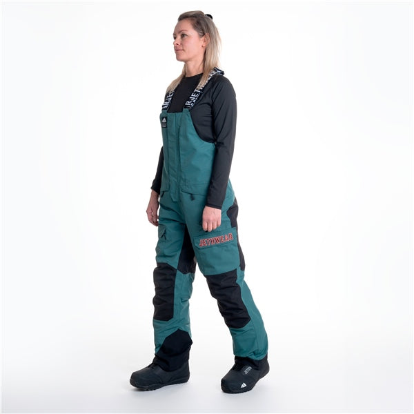 BIB PANT WOM DARK EMERALD XS