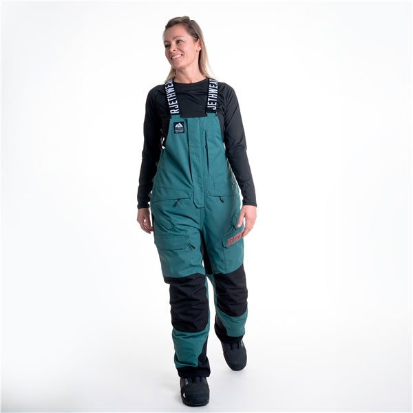 BIB PANT WOM DARK EMERALD XS