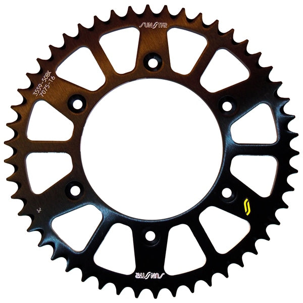 SPROCKET 51 RR ALU BK SUNSTAR