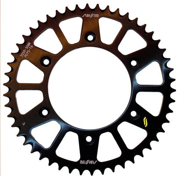 SPROCKET 52 RR ALU BK SUNSTAR