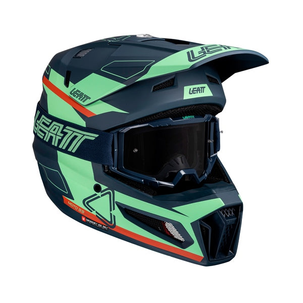 HELM MOTO 3.5 V25 KIT MATCHA XS LEATT