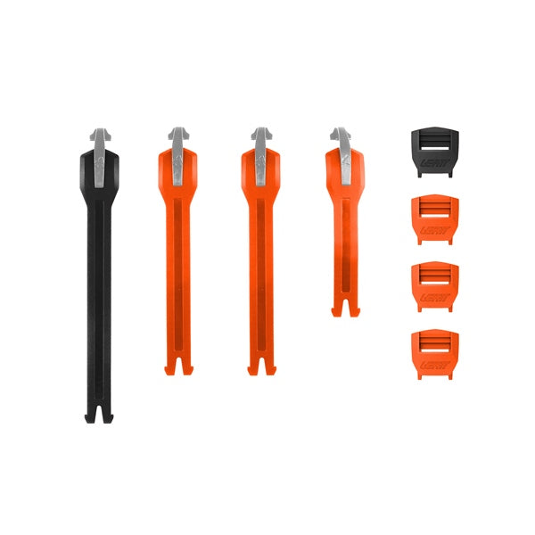 STRAP KIT 5.5 BK/OG QTY4 LEATT