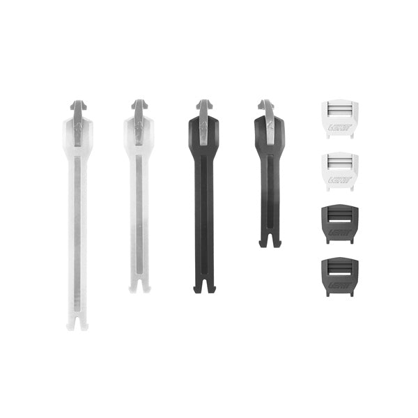 STRAP KIT 5.5 WH/GRAPHENE QTY4 LEATT