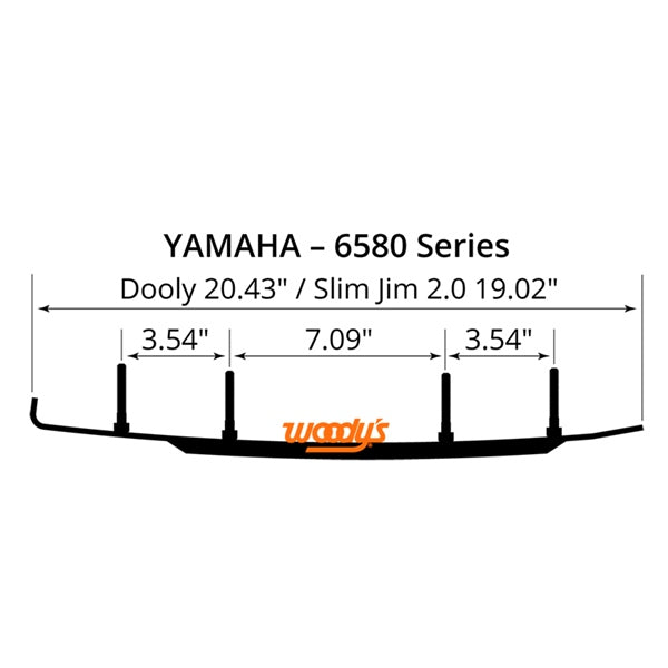 CARBIDE RUN 8"X60D SLIM JIM 2.0 YAM QTY1