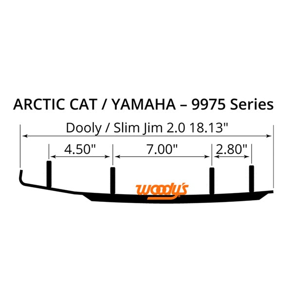 CARBIDE RUN 6"X60D DOOLY SERIES A/C QTY1