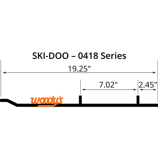 WEAR BAR RUNNER HARD SKIDOO