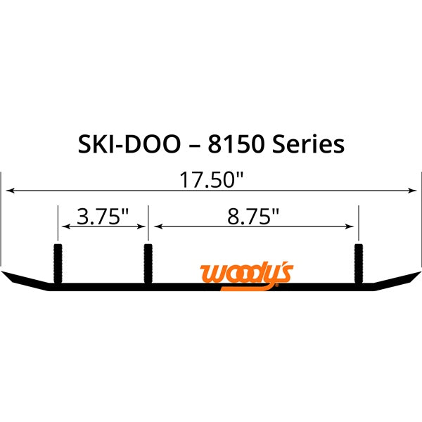 WEAR BAR RUNNER HARD COMPOSITE SKIDOO