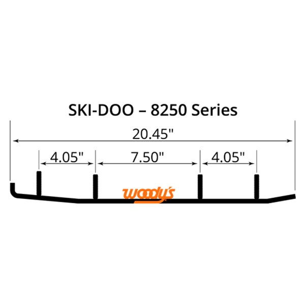 CARBIDE RUNNER 4"X60D DOOLY SERIES QTY1