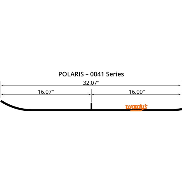 WEAR BAR RUNNER STD 0041 SERIES POL