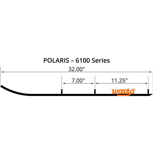 WEAR BAR RUNNER STD 6100 SERIES POL