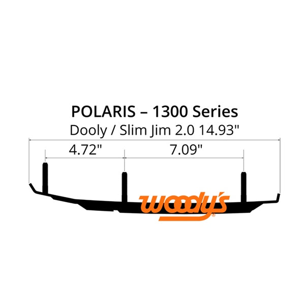 CARBIDE RUNNER 4"X60D DOOLY SERIES