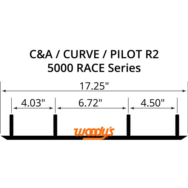 CARBIDE RUNNER 8" SNO-CROSS C/A PRO SKI