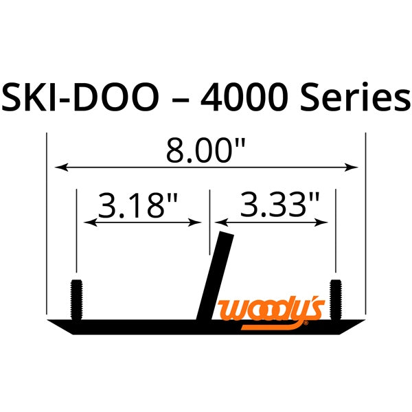 CARBIDE RUNNER 4" SNO-CROSS SKI-DOO