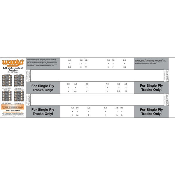 TEMPLATE 252S WOODYS