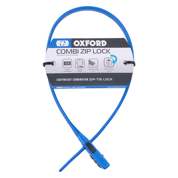 SECURITY TIE COMBI ZIP LOCK BL OXFORD