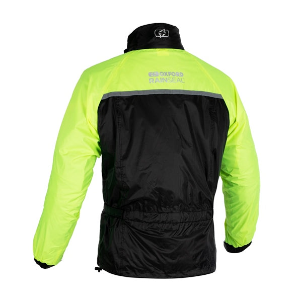 JACKET RAINSEAL OVER BK/FLUO 4XL OXFORD