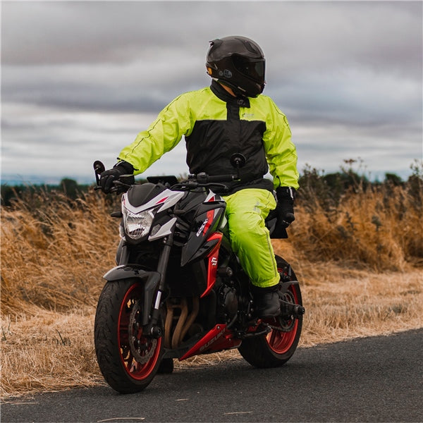 JACKET RAINSEAL OVER BK/FLUO 4XL OXFORD