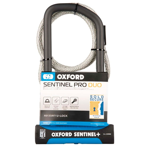 U-LOCK SENTINEL PRO 320X177MM & CABLE