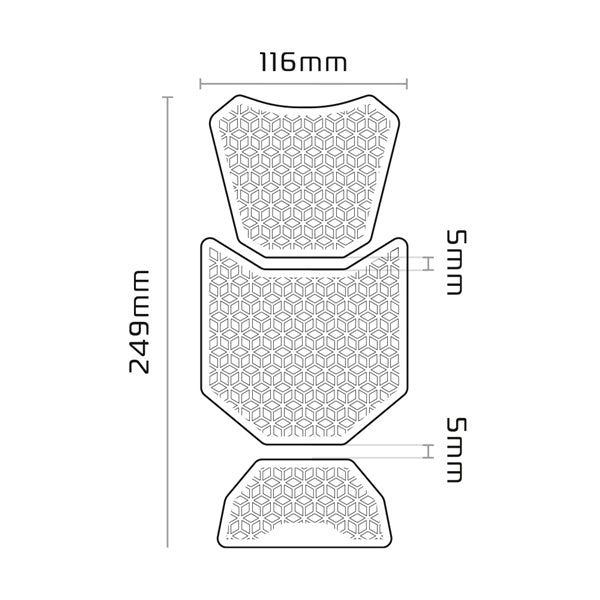 TANK PAD GRIPPER ADV BK OXFORD