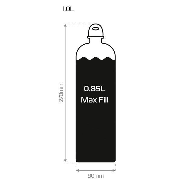 FLASK FUEL 1.5L BK OXFORD