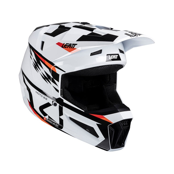 HELM MOTO 3.5 V25 KIT JR WH L LEATT
