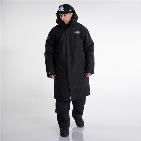 JACKET PIT COAT BK/GY S JETHWEAR