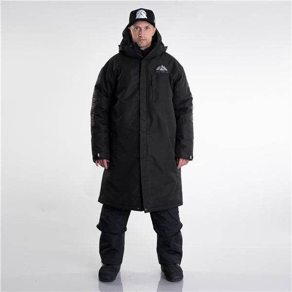JACKET PIT COAT BK/GY 2XL JETHWEAR