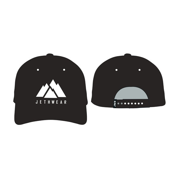 CAP MOUNTAIN BK/WH L/XL JETHWEAR