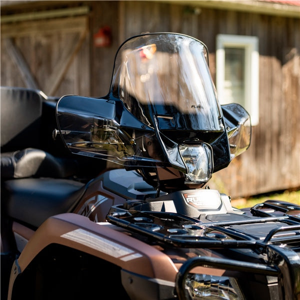 WINDSHIELD FIXED CLR/BK HON KIMPEX
