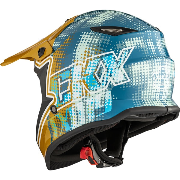 HELM TX019Y GLEAM GOL/TEAL GLOSS M CKX