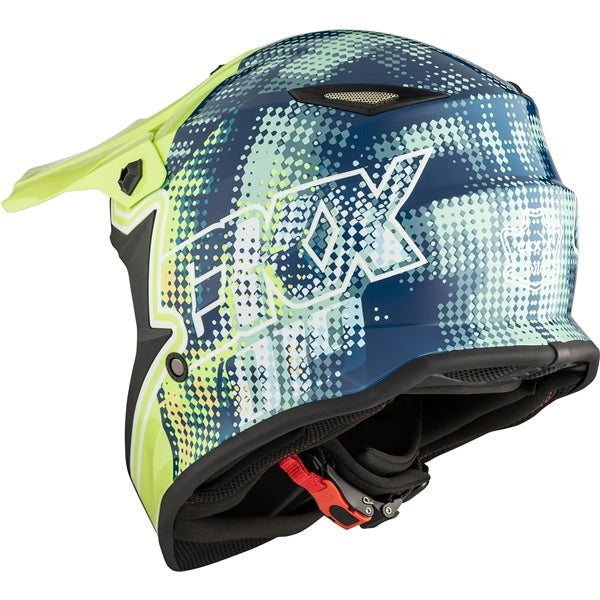 HELM TX019Y GLEAM LIME/NAVY GLOSS L CKX