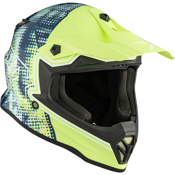 HELM TX019Y GLEAM LIME/NAVY GLOSS L CKX