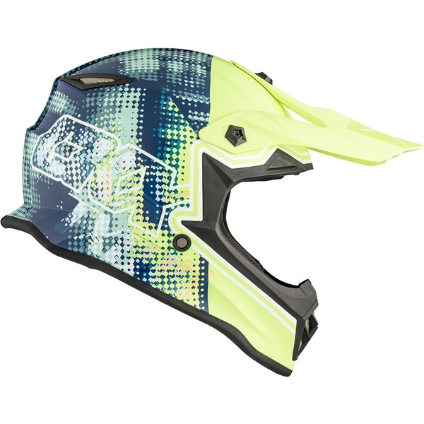 HELM TX019Y GLEAM LIME/NAVY GLOSS L CKX