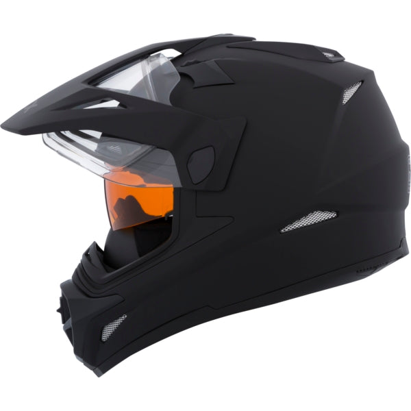 HELM QUEST RSV DL SOLID BK MAT M CKX