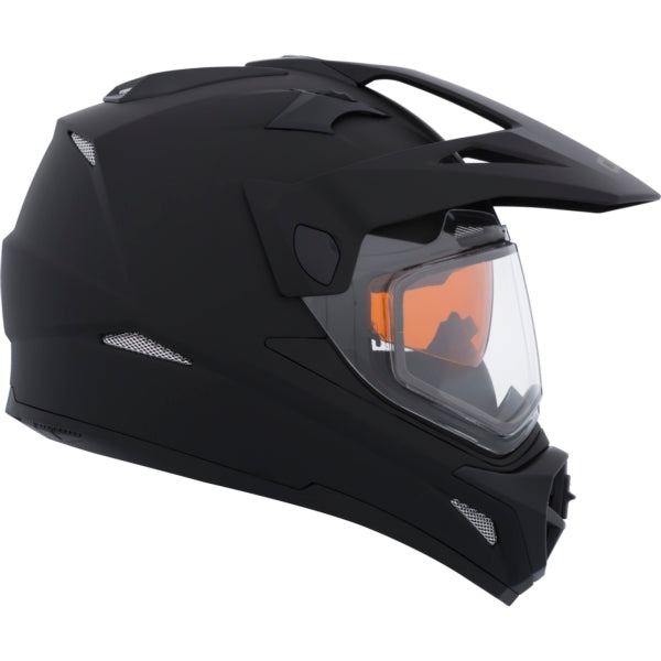 HELM QUEST RSV DL SOLID BK MAT M CKX